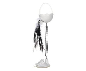 Bola De Dispensador De Comida para Gatos | Juguete De Comida Que Pierde para Gatos con Plumas Y Luz | Juguete De Plumas con para Gatos con, Bola Interactiva para len