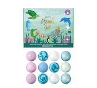 Bola de ducha | Accesorios nutritivos para el baño de burbujas naturales - 12 bolas de baño para niños como relleno de cesta | Para el hogar, guardería, uso diario, hotel, baño, bañera, y