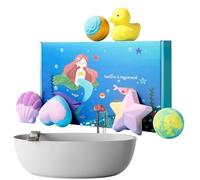Bola De Ducha Con Burbujas Gel Limpiador Corporal Relajante Y Aromático | 6 Piezas Bolas De Ducha Para Mujeres Niños Hogar Viajes Baño Hotel Set De Sales De Baño Y Ducha Relajante