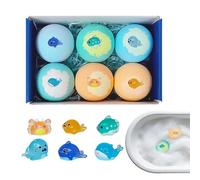 Bola De Ducha De 6 Piezas Limpiador Relajante Para El Cuerpo - Baño Emocionante Con Juguetes Animales,para el Hotel Spa Viajar Casa en una Bañera y Niños Niños y Niñas