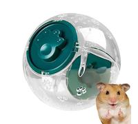 Bola de ejercicios de hámster, bola de gerbil,Rueda de fitness de hámster tranquilo transparente | Actividades de jaula de ruedas multifuncionales portátiles tiempo de juego divertido para amigos de l