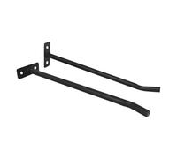 Bola de ejercicios de montaje en pared - Juego de 2 soportes negros para pelotas de yoga | accesorios de gimnasio para el hogar resistentes | Organizador de almacenamiento de equipo de fitness para
