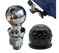 Bola de Enganche de Remolque 50mm 3.5t para Tractor - Perno de Cabeza de Bola Con Tapa (2-1)