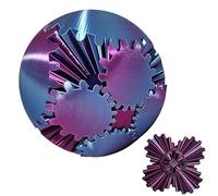 Bola De Engranaje Impresa En | Gear Ball Toy | Gear Fidget Ball Toy | Cubo De Estrés De Engranajes | Bola Giratoria De Gear Ball Impresa En | Pelota De Actividad Estrés Y Ansiedad Relajante