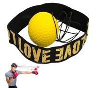 Bola de Entrenamiento de Boxeo, Banda para Principiantes de la Diadema refleja de la Pelota, la Banda elástica Ajustable de Amor de la Pelota de Bola PU para Construir Agilidad (C)