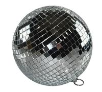 Bola de Espejo de 15 cm - Bola de Discoteca facetas de Cristal Real para Fiestas y decoración - Bola de Espejo
