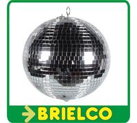 HQ-Power Bola de espejos 30 cm – espejos de vidrio, efectos de luz para pista de baile