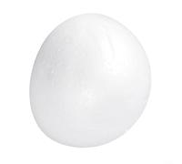 Bola de espuma redonda en blanco para bodas, manualidades, decoración del hogar, diseño floral, suministros de fiesta, modelado y aprendizaje práctico (15 cm)