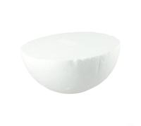 Bola de espuma redonda en blanco para bodas, manualidades, decoración del hogar, diseño floral, suministros de fiesta, modelado y aprendizaje práctico (20 cm)