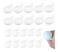 Bola de estrés 20 PCS Spit Bubbles TOMOS DESPRESADOS REEMPLACIÓN DE BALLES DE ALIGENCIA DE TRESTIVO Interno para Todos DESPREAJOS DIY Blanco Seguro Flexible Flexible para NIÑOS Y Adultos (10 x