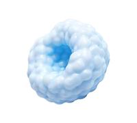 Bola de estrés sensorial crujiente - Juguete elástico moldeable para apretar, Bola de Red Extra con Cuentas crujientes, Fidget para Autismo TDAH, del estrés | para Paseo en Coche, Sala de