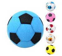 Bola de fútbol para niños Fabricado de tela Juega | Bola de recreación inflable brillante con suave superficie de tela, ideal para diversión al aire libre, fiestas en la playa y partidos de juego