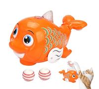 Bola De Gato Electrónica,Bola Flotante En Forma De Pescado Eléctrico Juguetes | Batería Comprado Entretenimiento Gatito Juego - Para Enriquecimiento Estimulación Entrenamiento Recompensa