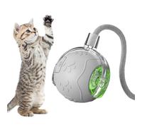 Bola de gato en movimiento, juguete de bola de gato interactiva | Puzzle Cat Toys Sense de detección inteligente Bola Rolling | Accesorios para gatos de mascotas con batería para gatos interiores, gat
