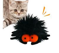 Bola De Gato - Peluche Suave Para Gatos De Interior | Campanas De Gato Juguetes Interactivos Para Gatos Araña De Peluche Para Gatito