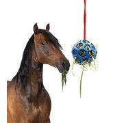 Bola de golosinas para caballos, alimento de heno para caballos, accesorios de cría, antiestrés para caballos, para caballos en establos, bola de golosinas para caballos, colg