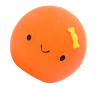 Bola de Goma de látex con Forma de muñeco de Huevo chirriante, Divertido Juguete para Perros con diseño de Huevo, Bolas de Goma para | Colorido Juguete para Perros pequeño y Mediano, un Juguete