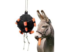 Bola de heno para caballos | Dispensador de zanahoria enriquecido, juguetes para caballos aburridos, para cabras, ovejas, vacas, ganado, granja, establos, vallas, para exteriores e interiores