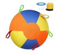 Bola de Herding para perros | PVC, 10in-22 pulgadas | Bola inflable gigante calmando para jugar y hacer ejercicio | Juguete duradero resistente a las lágrimas con cubierta y bomba