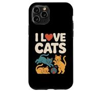 Bola de Hilo I Love Cats Playful Kittens Carcasa para iPhone 11 Pro