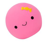 Bola de huevo de goma para perro, juguete de látex chirriante para perros, bola interactiva de búsqueda | Masticable suave de cuatro colores, forma de muñeca de animal, perfecto para jugar en