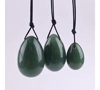 Bola De Huevo Yoni De Huevo De Jade De Aventurina Verde Natural Para Mujeres, Ejercitador De Kegel Para Apretar Los Músculos Del Suelo Pélvico,S