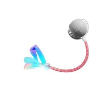 Bola de interactiva, Recargable Smart Rolling Ball, Electric 360° Auto Rotating Pet Toy, 3,15 x 2,56 x 2,17 Pulgadas 600 mAh Battery-Powered, Ejercise and Boredom Relief for Cats