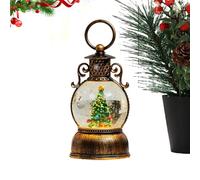 Bola de invierno - Decoración luminosa para las vacaciones, paisaje nevado decorativo con función temporizador | Romántica purpurina para la zona de las fiestas, mesa de temporada, pasillo, cajón