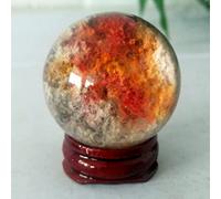 Bola De Jardín De Cristal De Cuarzo Natural, Esfera De Piedra, Decoración De La Habitación Del Hogar, Wicca, Brujería, Reiki, Curación Espiritual,A10 38mm