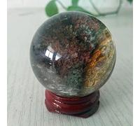 Bola De Jardín De Cristal De Cuarzo Natural, Esfera De Piedra, Decoración De La Habitación Del Hogar, Wicca, Brujería, Reiki, Curación Espiritual,A17 39mm