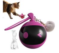 Bola de juego de gato interior, juguete de enriquecimiento de gato recargable USB | Recargable Touch Activado Rolling Ball Kitten Toys for Kitten, Puppy