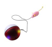 Bola De Juguete Interactiva Para Gatos - Teaser Rotativo Automático Recargable | Juguete De Juego Para Mascotas En Movimiento Inteligente - Actividades De Ejercicio Para Caza De Enriquecimiento