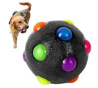 Bola de juguete LED para perros - Glow In Dark Jolly Bounce Ball Dogs, robusto juguete resistente a la masticación mascotas | Juguetes de entrenamiento interactivos cachorros activos Perros adultos