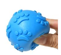 Bola de juguete Squeaky para perro, látex, tres colores, 6 cm, 40 g, 1 unidad, indestructible y duradero, perfecto para perros de raza pequeña, media y grande, juego al aire libre, masticación