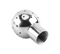 Bola de limpieza, Bola de pulverización limpieza con rosca hembra G1/2 for accesorios tubería acero inoxidable. Cabezal bola fijo(Rotary)