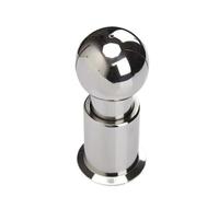 Bola de limpieza, Bola rociadora sanitaria CIP giratoria de triple abrazadera 1,5" y 2" SS304(1.5inch 38mmOD50.5mm)