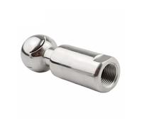 Bola de limpieza, Cabezal de limpieza tanque CIP con rosca hembra sanitaria acero inoxidable SS304 1/4", 1/2" y 1", cobertura 360 grados, accesorio lavado(1/4 inch)