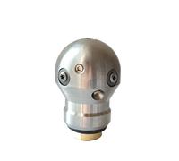 Bola de limpieza para tanque de acero inoxidable Boquilla de bola corte giratoria for chorro desagüe alta presión con rosca 3/8"(3I8 Female 40LPM)