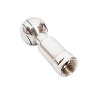 Bola de limpieza por pulverización giratoria acero inoxidable, bola, tanques 360 ° alta presión - Accesorio SS 304 for equipos mecánicos 1 pieza(DN15)