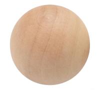 Bola de Madera Natural 30mm Lija para suave Manualidades Bola | Madera natural lijada, para superficie para suave, 30mm ideal manualidades, sin químicos, lista pintar(50mm)