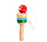Bola de madera y captura,Promueve la coordinación de ojos de mano - juego de lanzamiento portátil para niños niñas Pascua picnic camping cumpleaños escuela