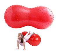 Bola de maní, Bola de Yoga Inflable de PVC de 35x18 Pulgadas para el Embarazo con Bomba y Mancha, Equipo de acondicionamiento físico Anti ráfagas para el hogar, Masaje de gympeanut