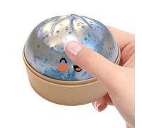 Bola de Masa con Purpurina - Bola de del estrés en Forma de moño para Reducir la ansiedad, Juguete Suave con Textura Blanda satisfactoria, Juguete sensorial para estudiar, Trabajar, Viajar, Hog