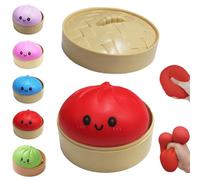 Bola de masa gigante con purpurina, juguete de bola de masa esponjosa, bola de masa de masa de descompresión para apretar, bola de estrés gigante, lindo juguete antiestrés para aliviar la ansiedad