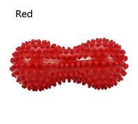 Bola de masaje - 6 colores Bola de masaje puntiaguda Ejercicio físico Movilidad Bola de maní Dolor Muscular Steess Relief(rojo)