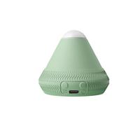 Bola de masaje con calor y vibración, bola de silicona para puntos gatillo, automasajeador