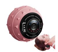 Bola de masaje con vibración - Bola de terapia de vibración de 270 g - Dispositivo de masaje habilitado para el de mano - de tejido profundo Rodillo de fitness eléctrico Silicona y ABS