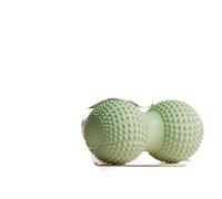 Bola de masaje de maní, masaje muscular de tejido profundo, herramienta de masaje de espalda y cuello, rodillo de pies, esfera fascial, verde, 1 unidad