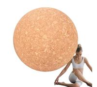 Bola de masaje de yoga, bola de masaje respetuosa con el medio ambiente, bolas de corcho para masaje de tejidos profundos, rodillo de corcho para entusiastas del yoga, refuerza el entorno del hogar
