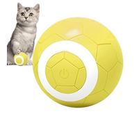 Bola de Mascotas Peppy para Perros - Juguete de Silicona, Bola de Almacenamiento de Hierba gatera | Diseño en Movimiento Resistente a la mordedura, de Movimiento Inteligente con núcleo Recarga